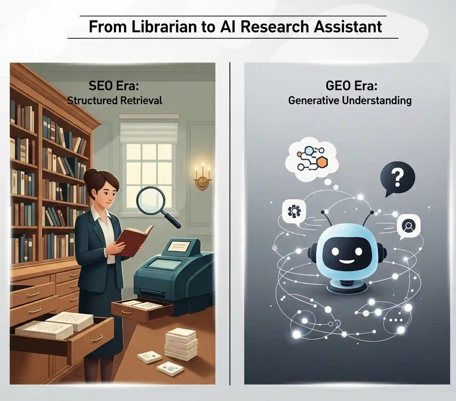 Librarian vs. AI Research Assistant